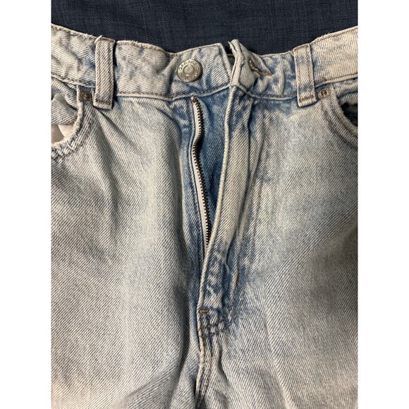 Garage Denim Extra Baggy Distressed Jeans Women's Size 0 Light wash - Picture 3 of 5